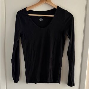 MMLafluer Black Long Sleeve Women's Tee - S
